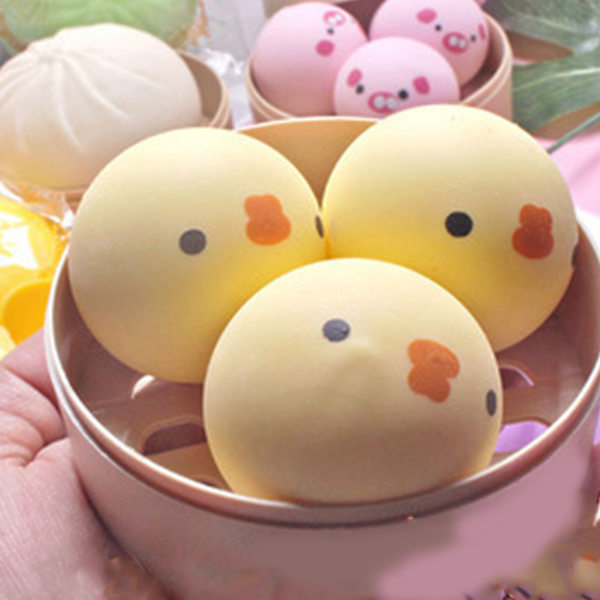 Squeeze Toy Stress Relief Mjuk Vaxig Squishies Slow Rebound Stress Relief Leksaker för avkoppling Kyckling