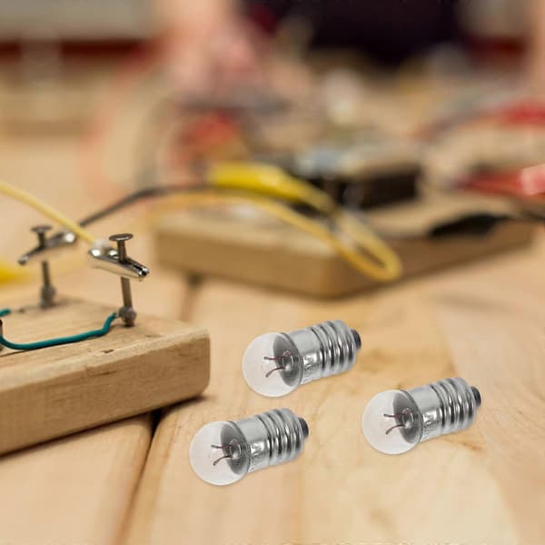50 st små glödlampor E10 miniatyr skruvsockellampor 1,5V mini-glödlampor[LD]