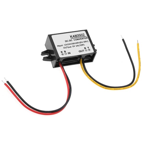 DC-DC 12V/24V/36V/48V til 5V 2A Buck Converter Step Down Strømforsyningsmodul