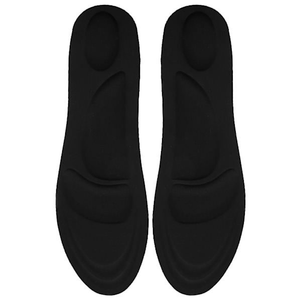 1 par 4D Memory Foam Massage-inläggssulor Svettabsorbering Män Skodyna Skoinsatser