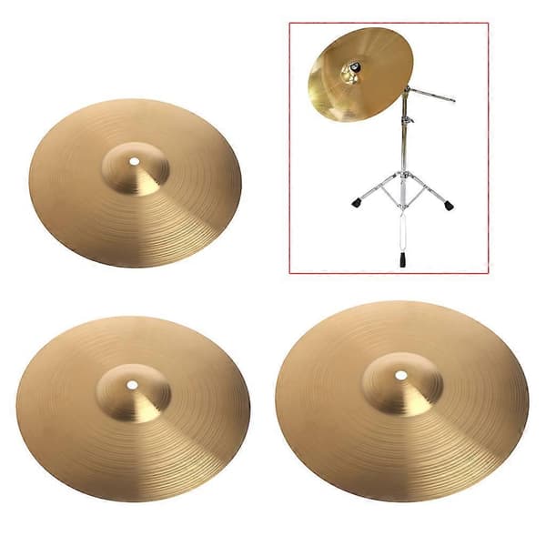 Begynder Crash Bækken i Kobberlegering Holdbart Messinginstrument 8 10[LD] 8 inch