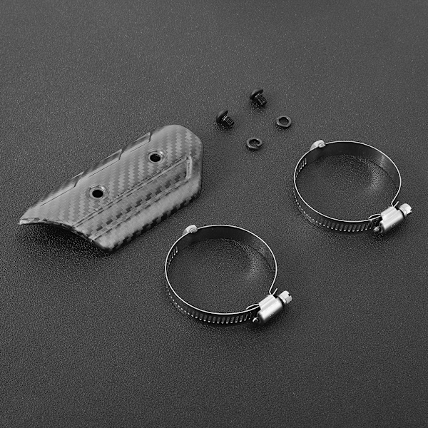 Tørr karbonfiber eksos midtrør universal varmeskjold kit deksel passer for Kawasaki