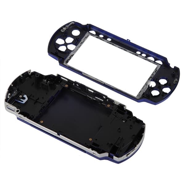 PSP 1000 Blå Fullt Skallsett med Knappsats