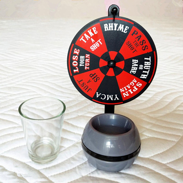Party Drinking Game Toys Wheel of Shots Game Wheel of Shots Turntable Toy Set