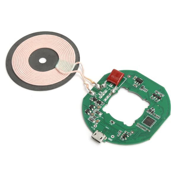 10W Qi Trådløs Hurtiglader Modul Sender PCBA Kretskort DIY Ladespole