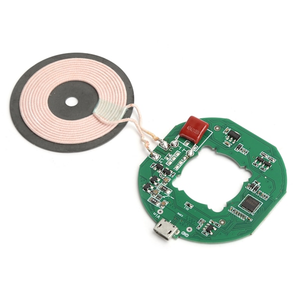 10W Qi Trådlös Snabbladdare Modul Sändare PCBA Kretskort DIY Laddningsspole