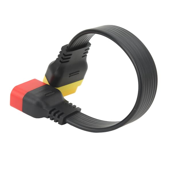 OBD Forlængerkabel 16pin 36cm Han til Hun Diagnostisk Stik Adapterkabel