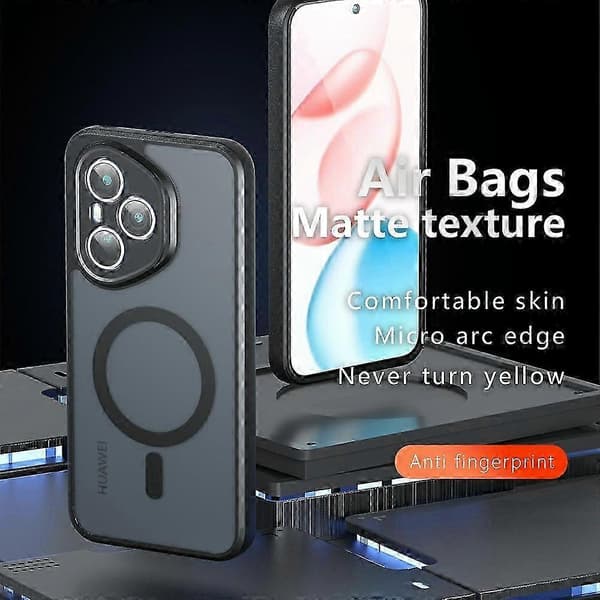 Deksler til Honor 400 Pro 5G, MagSafe-kompatibelt TPU+PC matt telefondeksel (global versjon)