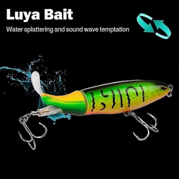 Luya Bait Propeller Hardbait Flydende Pen Luya Fiskebait A