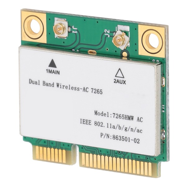 Mini PCIE Wifi-kort DualBand trådlös adapter Nätverksdelar 802.11AC 7265HMW AC