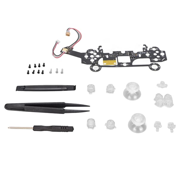 PS5 DIY LED-knappesett - 8 farger, 19 moduser, klassisk design