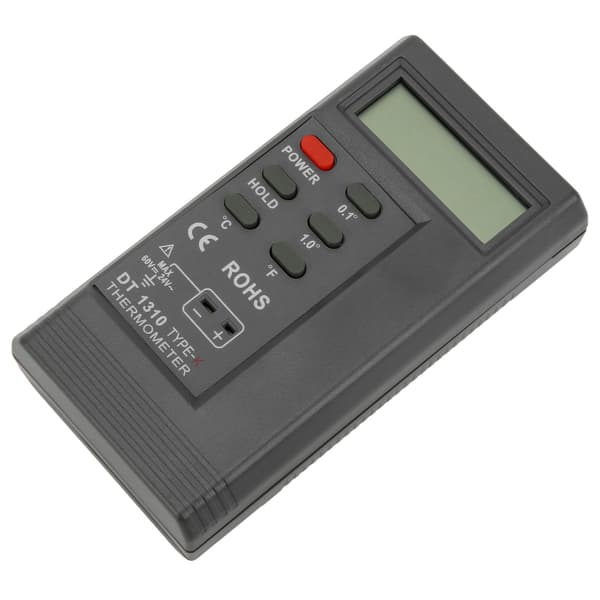 TES-1310 Digital termoelement temperaturtermometer Bärbar Digital K-typ termometer