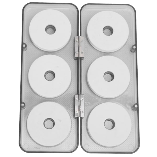 6 stk Fiske Plast Skum Spole Fiskesnor Opbevaring Lure Rig Holder Organizer Tilbehør
