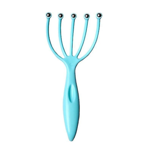 Five Claw Head Massager Blue