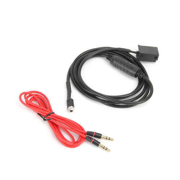 Bil AUX-inngangsadapterkabel for Z4 E85 X3 E83 X5 E53 E39 E60 E61 E63 E64 hunn 3,5 mm uttak