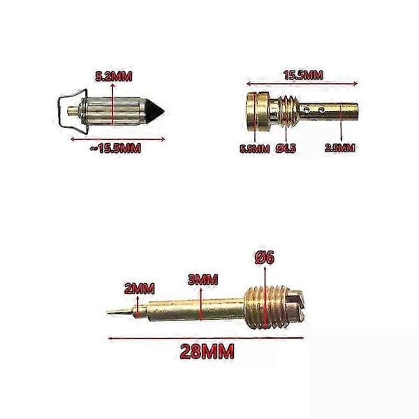 Motorcykelvedligeholdelsessæt til KAWASAKI ELIMINATOR 250 EL250 karburator 1988-2003 reparation E