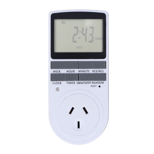 Digital Intelligent Energy-Saving Flame Retardant High-Power Timing Power Socket AU Plug 220-240V