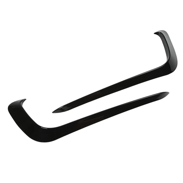 2 st Front Dimljusramar Stötfångar Spoiler Trim Glans Svart Ljusskydd Splitter Diffusor för B7 Sedan Variant 2011‑2015