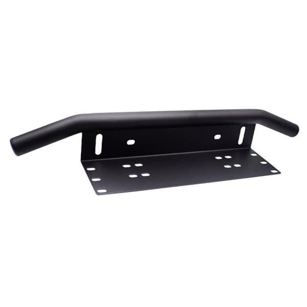 Bilskiltbrakett foran, svart universal passform, frontgrill LED-spotlight-holder for biler