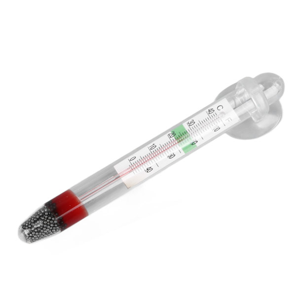Akvarium termometer Noggrann Säker Professionell Glas Liten Digital Fisktank Termometer med Sugkopp Termometer