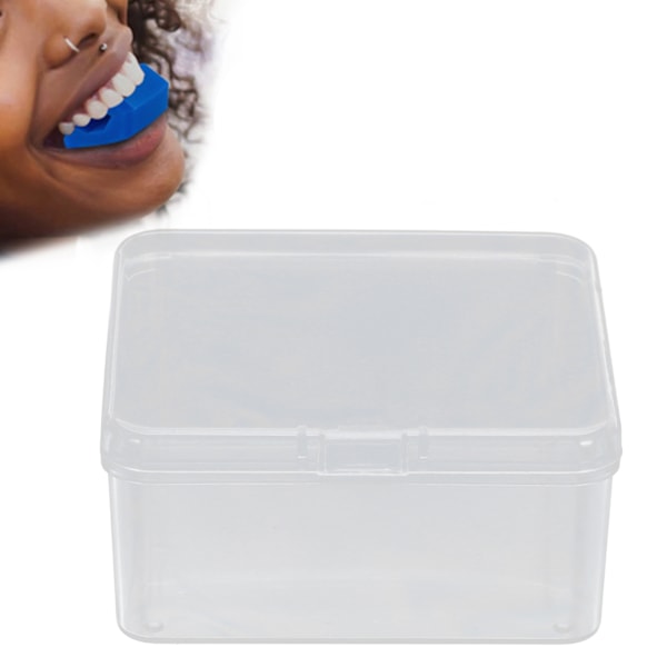 Transparent ansikts Jawline Trainer Box förvaringsväska Behållare för Jawline träningsbollar 7 x 3,5 cm / 2,8 x 1,4 tum