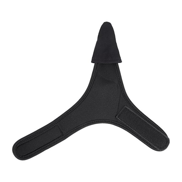 Sort Behagelig Enkel Pegefinger Handske Unisex Elastisk Bånd Handske til Udendørsfiskeri