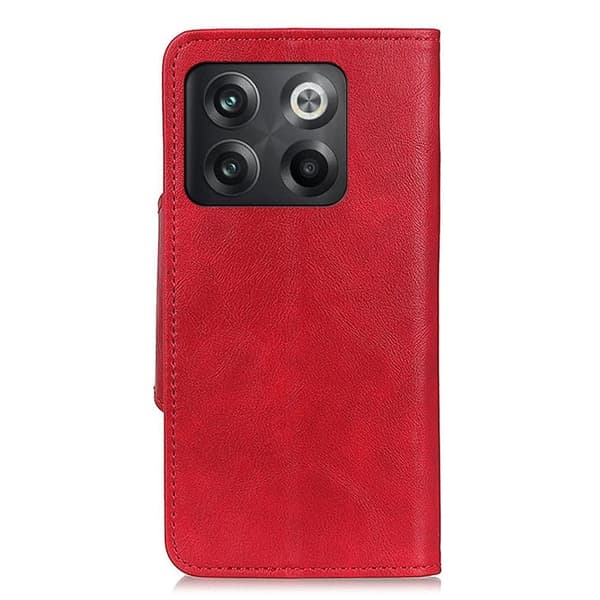 Alpha læder OnePlus Ace Pro / OnePlus 10T etui - Rød Röd red