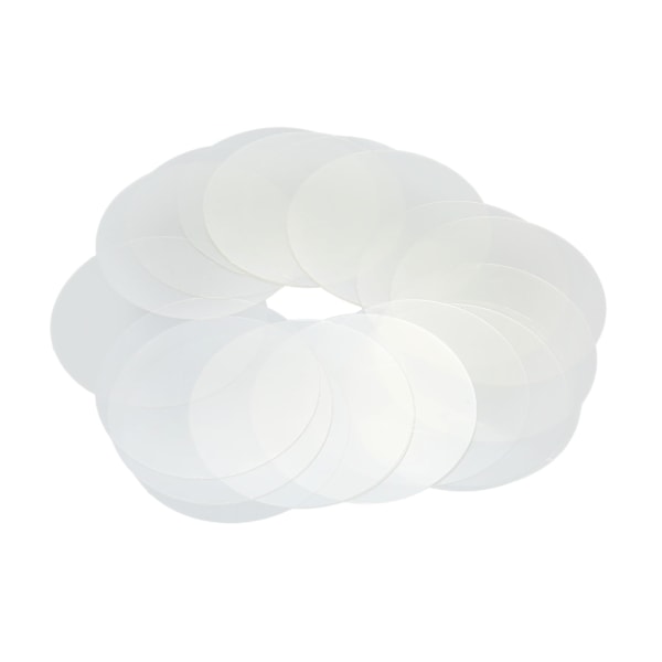 200 Ark Transparent Badge Film Slitesterk Klar PVC Flerbruks Badge Beskyttelsesfilm for Håndverk DIY Beskyttelse 50MM / 2.0in