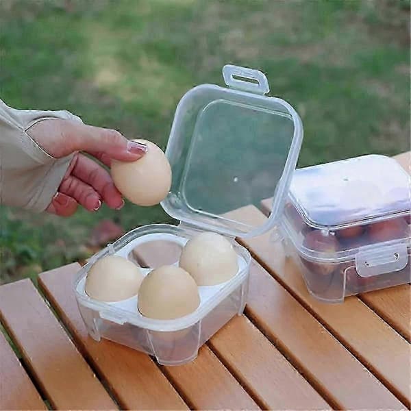Støtsikker oppbevaringsboks for egg for utendørs bruk