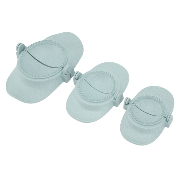 3 st Dumpling Maker Form Vete Halm Empanadas Pressform Olika storlekar för matlagning Kök Blå