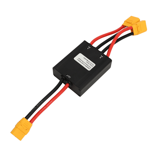 Elcykel dubbel batteriurladdningsomvandlare 20V till 72V Dubbelbatteri parallellmoduladapter för utbyte 60A