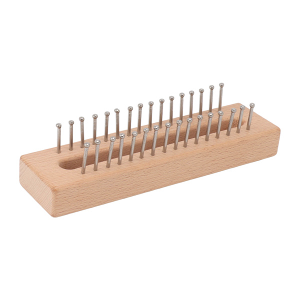 Knitting Loom Trä fyrkantig stickbräda DIY Craft vävverktyg för halsdukar Hattar Leksaker