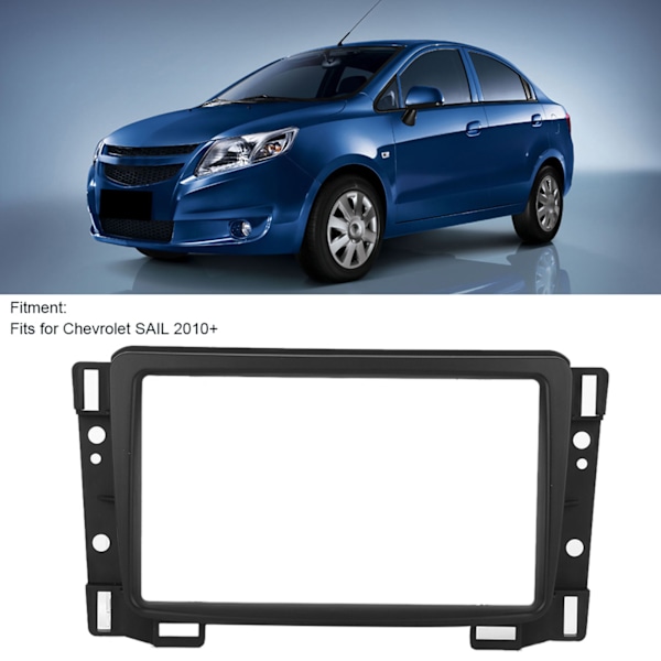 7 tommer 2DIN Radio DVD Navigation Facia CD Panel Dash Frame Passer til Chevrolet SAIL 2010+