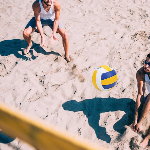 LEIJAIER PU Butyl Liner Maskinsömnad Standard mjuk anti-explosionsvolleyboll för träningstävling (blå)