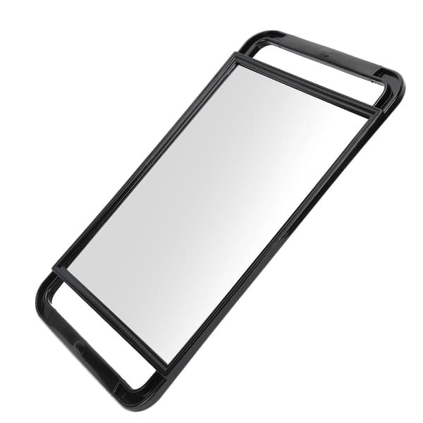 Double Handle Mirror Large Rectangle Makeup Hairdressing Handheld Back Mirror Salon Barber Supplies