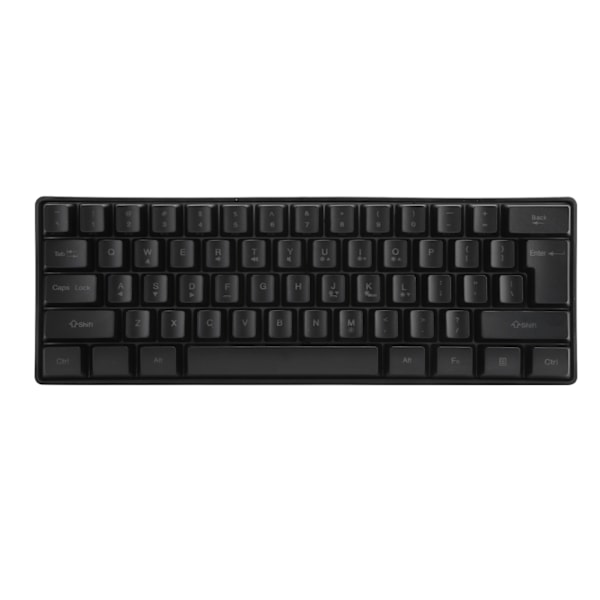 HXSJ V700 Tangentbord USB RGB Bakgrundsbelysning Speltangentbord med 61 Tangenter för Laptop Dator