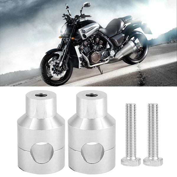 Parlyft Styrhöjare 22mm Aluminiumlegering för Motorcykelmodifiering (Elektroförgylld)