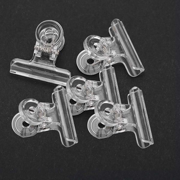 5 stk C-Curve Negleforlængelsesklemmer Multifunktionelle Plast Nail Art Tilbehør Transparent