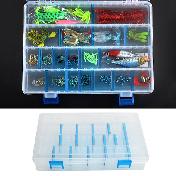 Fiskeredskaperboks Avtakbar Agnsaker Lure Kroker Oppbevaringsveske Organizer Container