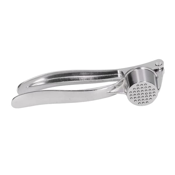 Garlic Press Crusher Handheld Ginger Mincer Tool Zinc Alloy Ergonomic Handle Rustproof for Home Kitchen