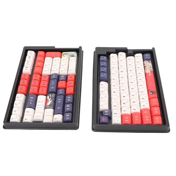PBT Tastatur Keycaps 113 Taster Ergonomisk design Enkel installasjon PBT Dye Sublimation Keycap for mekaniske tastaturer