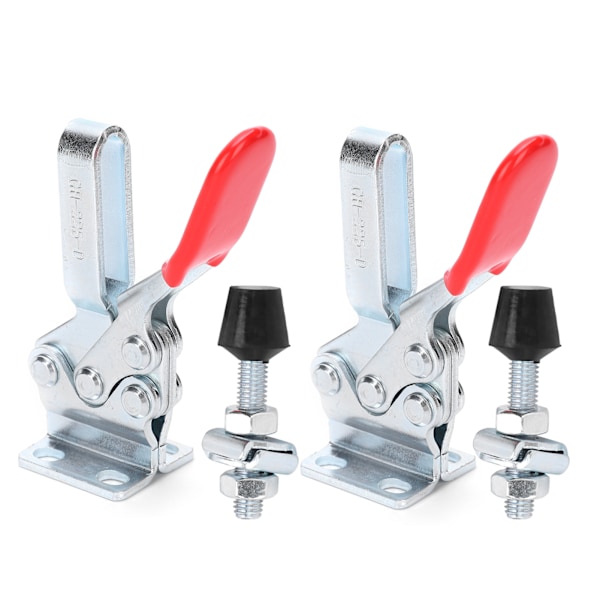 2 st svetsvippklämma horisontell fixtur armbågskompressor Snabbkopplingshandverktyg GH-225-D
