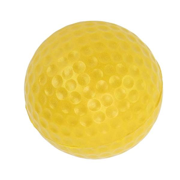42,5 mm PU-skum golfbolde stærk fleksibilitet udendørs golftræningsbold til sport fitness gul