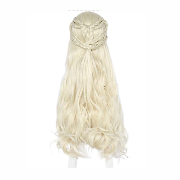 Game of Thrones Peruker Halloween Daenerys Targaryen Perukmössa Vit