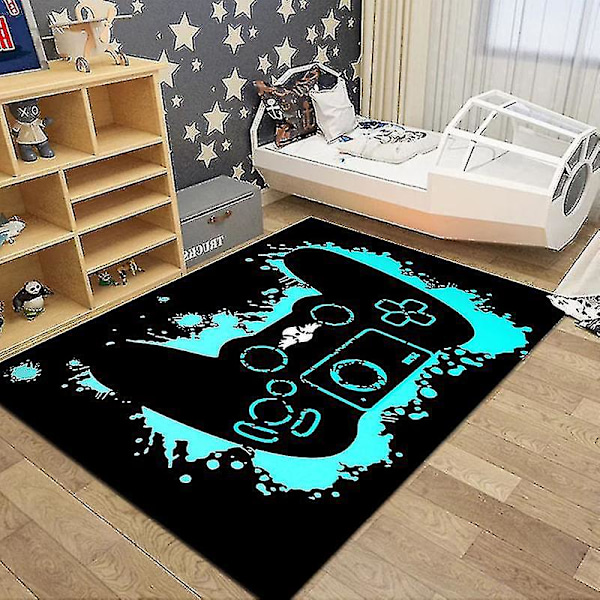 Controller Area Rug för Gamers - Halkfri golvmatta för sovrum inomhus utomhus lek - 60x90cm