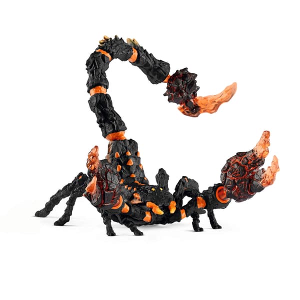 schleich® ELDRADOR® Creatures Lavaskorpion 70142 Vulkanrød Multifärg red