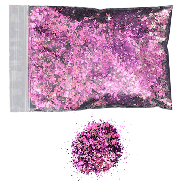 Nagelpaljetter Pulver Blandade Flingor Sparkling Glitter Nail Art Dekoration Sparkles 50gXC004B