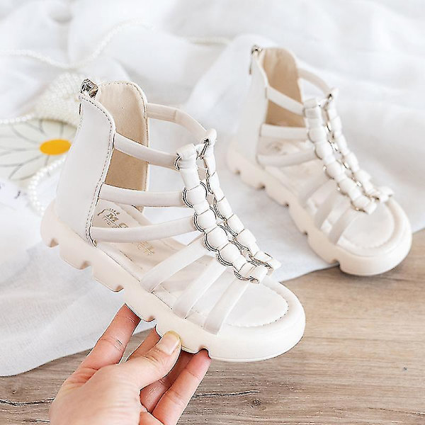 Sklisikre Mote Romer-Sandaler for Jenter i Beige