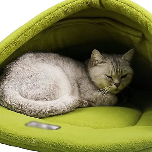 Koiran kissan sänky lämmin talvinukku mukava pehmustettu tyyny Kannettavat pestävät lemmikkimattotarvikkeet Gray L