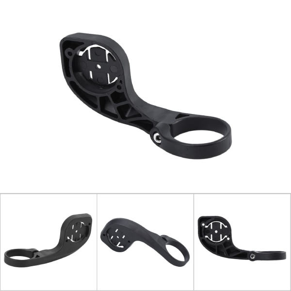 Hållbart cykelstyre i plast Dator GPS-fäste för Garmin Edge (svart)